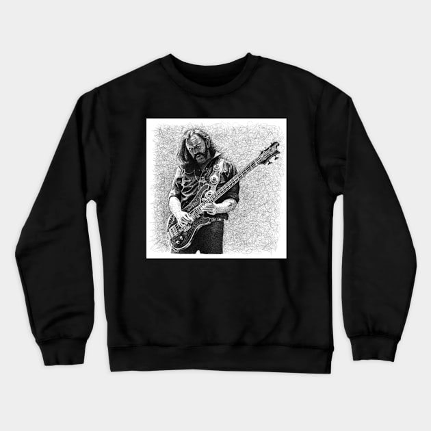 Lemmy_Kilmister Crewneck Sweatshirt by family love forever